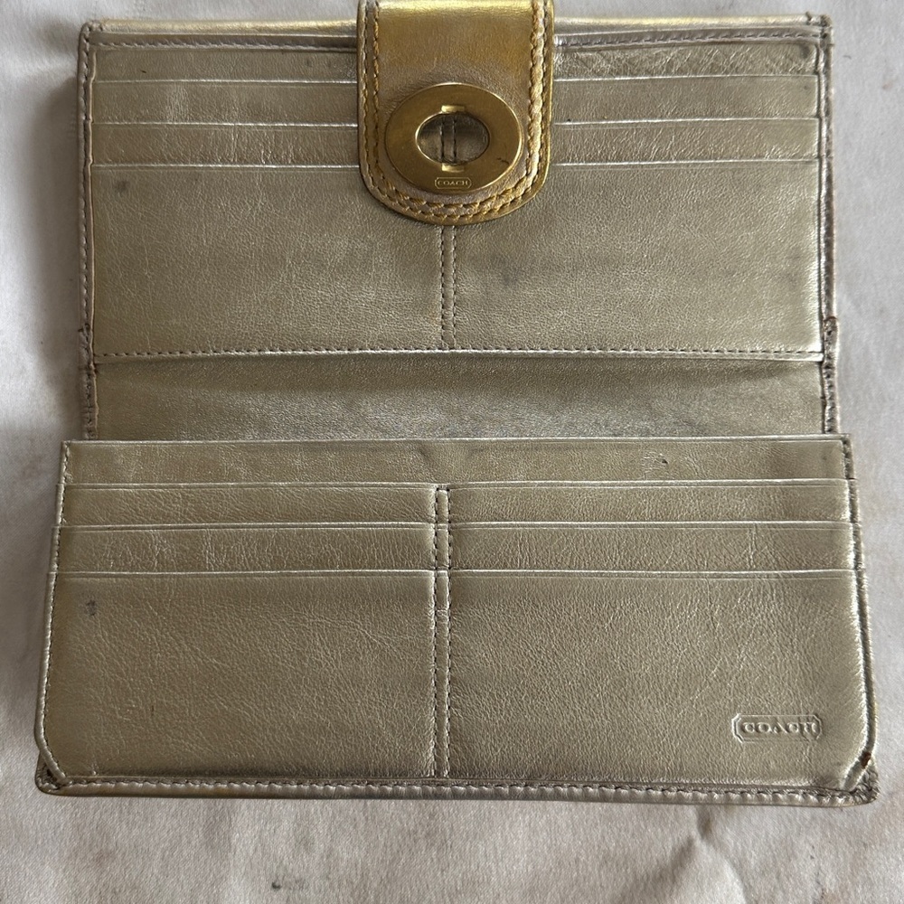 COACH vintage ladies wallet preowned pre-loved - Picture 14 of 14